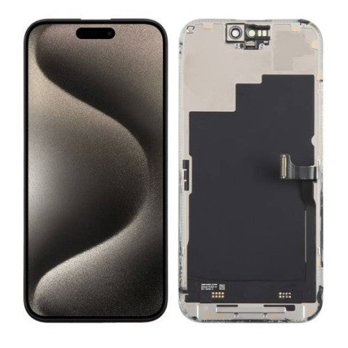 Replacement Lcd Screen For iPhone 16 Pro Black Hard Oled