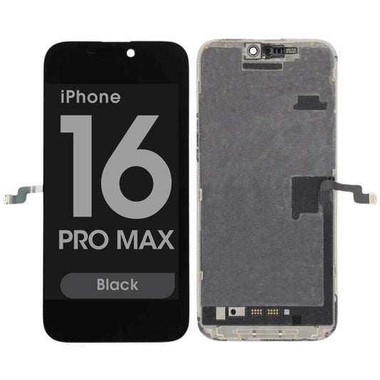 Replacement Lcd Screen For iPhone 16 Pro Max Black Hard Oled DD