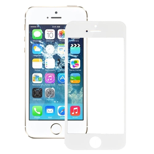 Replacement Front Glass Lens for iPhone 5 5S 5C White