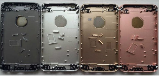 No Logo Battery Back Housing For iPhone 6s 4.7 Silver