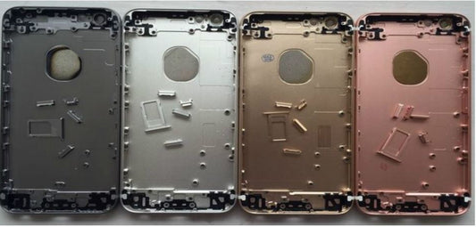 No Logo Battery Back Housing For iPhone 6s Plus 5.5 Silver