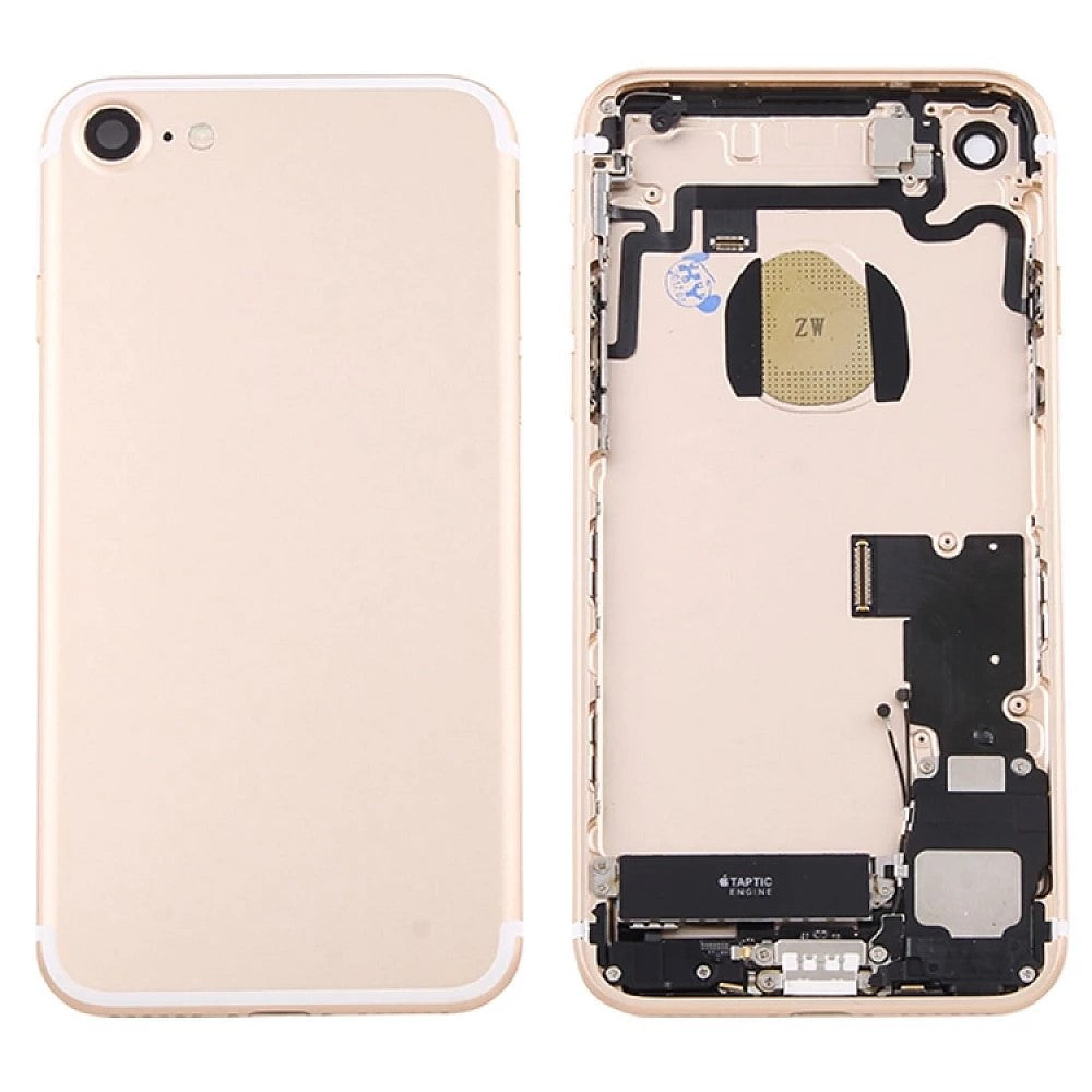 No Logo Battery Back Housing For iPhone 7 4.7" Gold