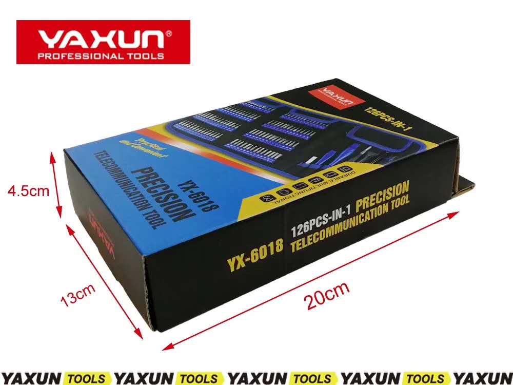YAXUN Professional Tools For Phone Repair YX-6018 126-in-1