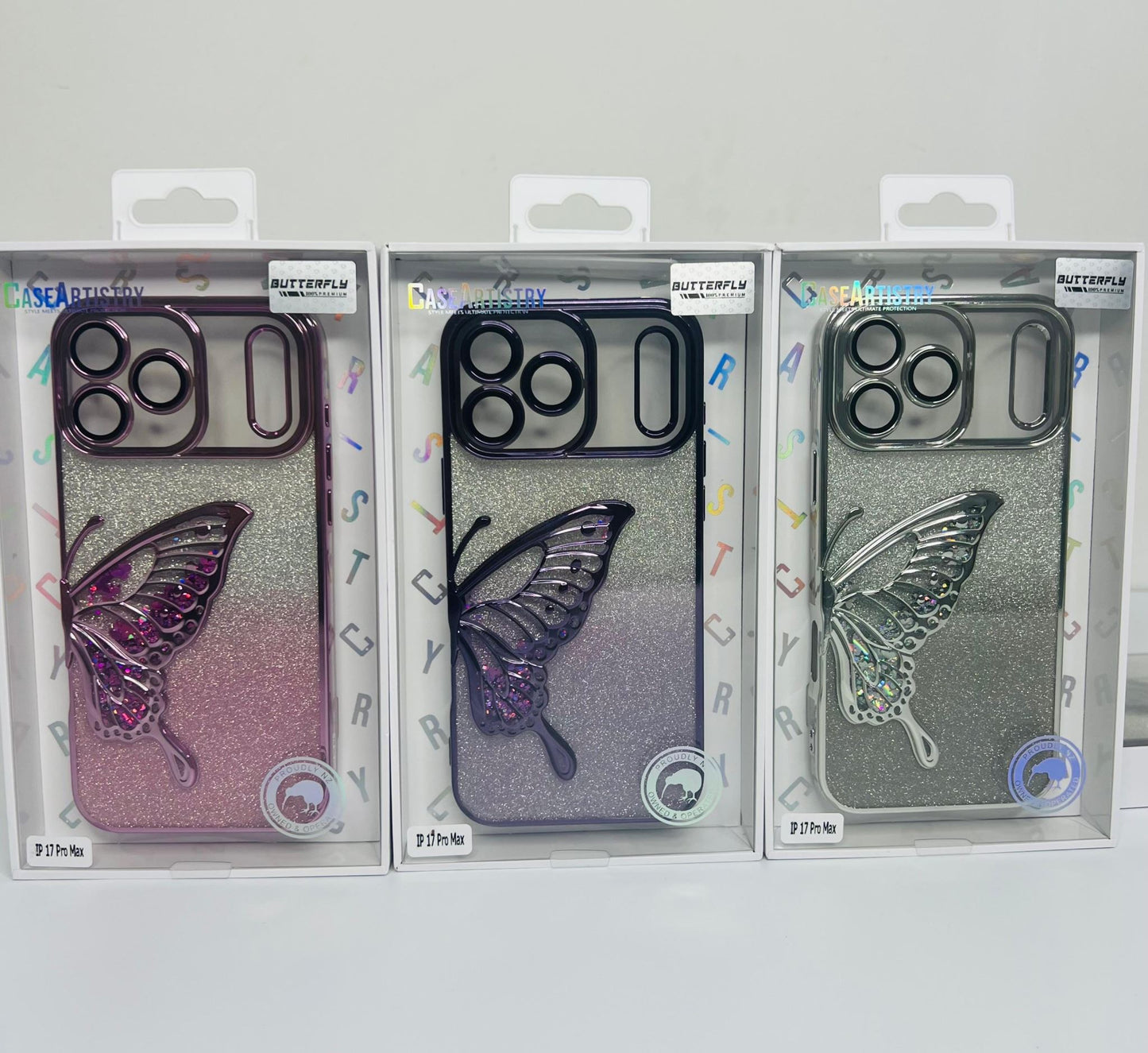 Case Artistry Sparkle Collection Butterfly Case For iPhone 17 Pro Max