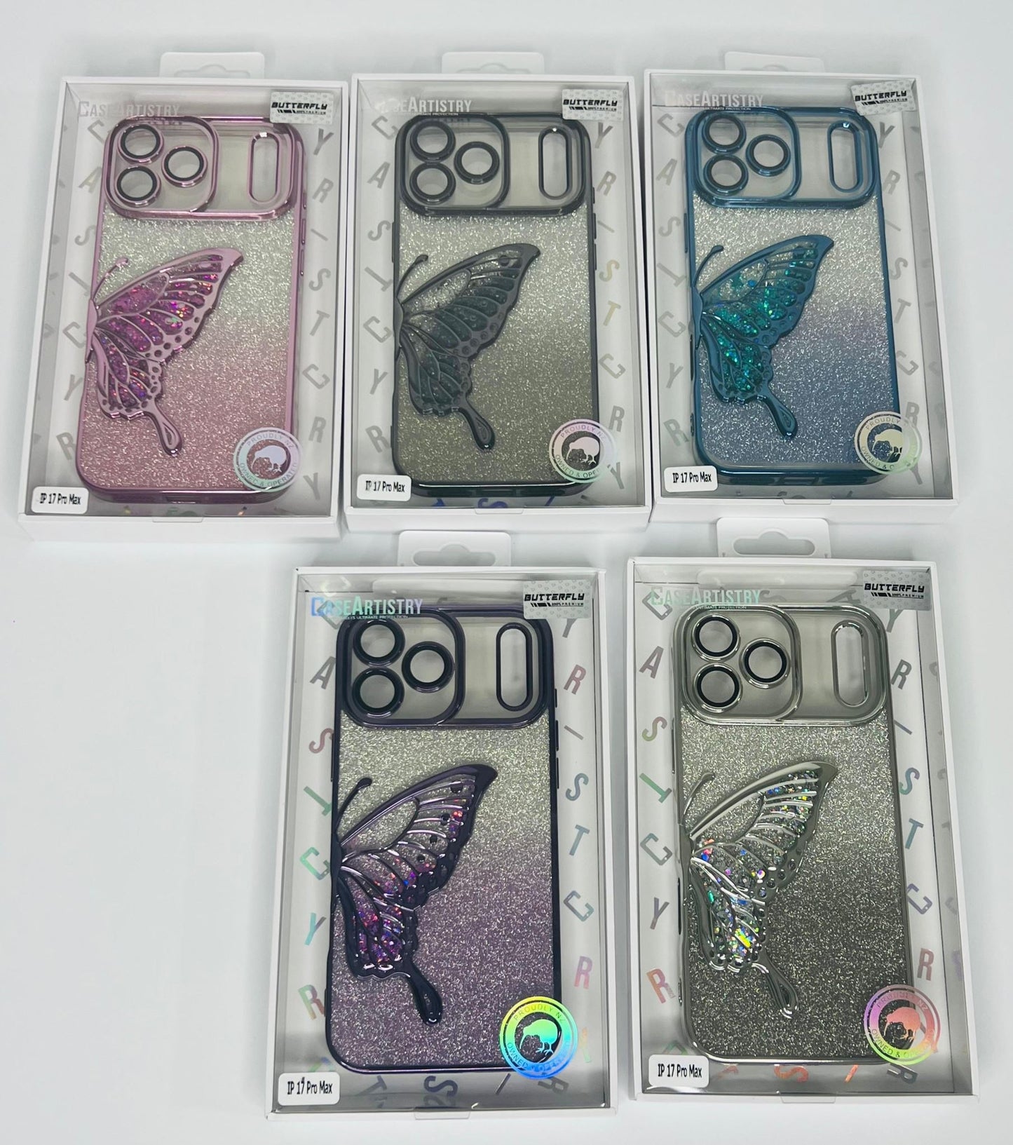 Case Artistry Sparkle Collection Butterfly Case For iPhone 17