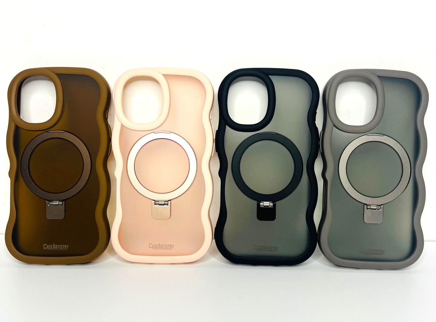 Case Artistry Magnetic Stand Grip Case For iPhone 17