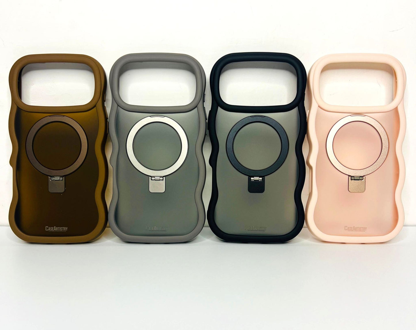 Case Artistry Magnetic Stand Grip Case For iPhone 17