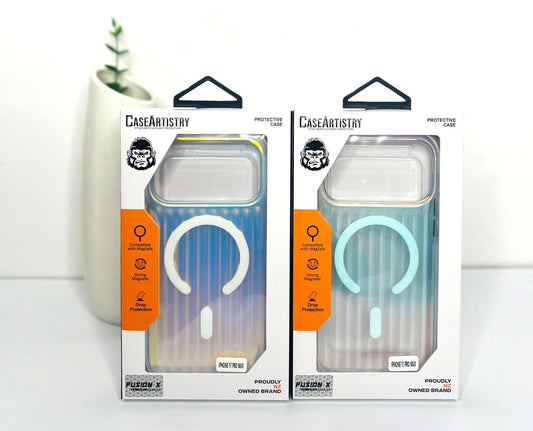Case Artistry Corrugated Pattern Mag Armor Fusion X iPhone 17 Pro Max