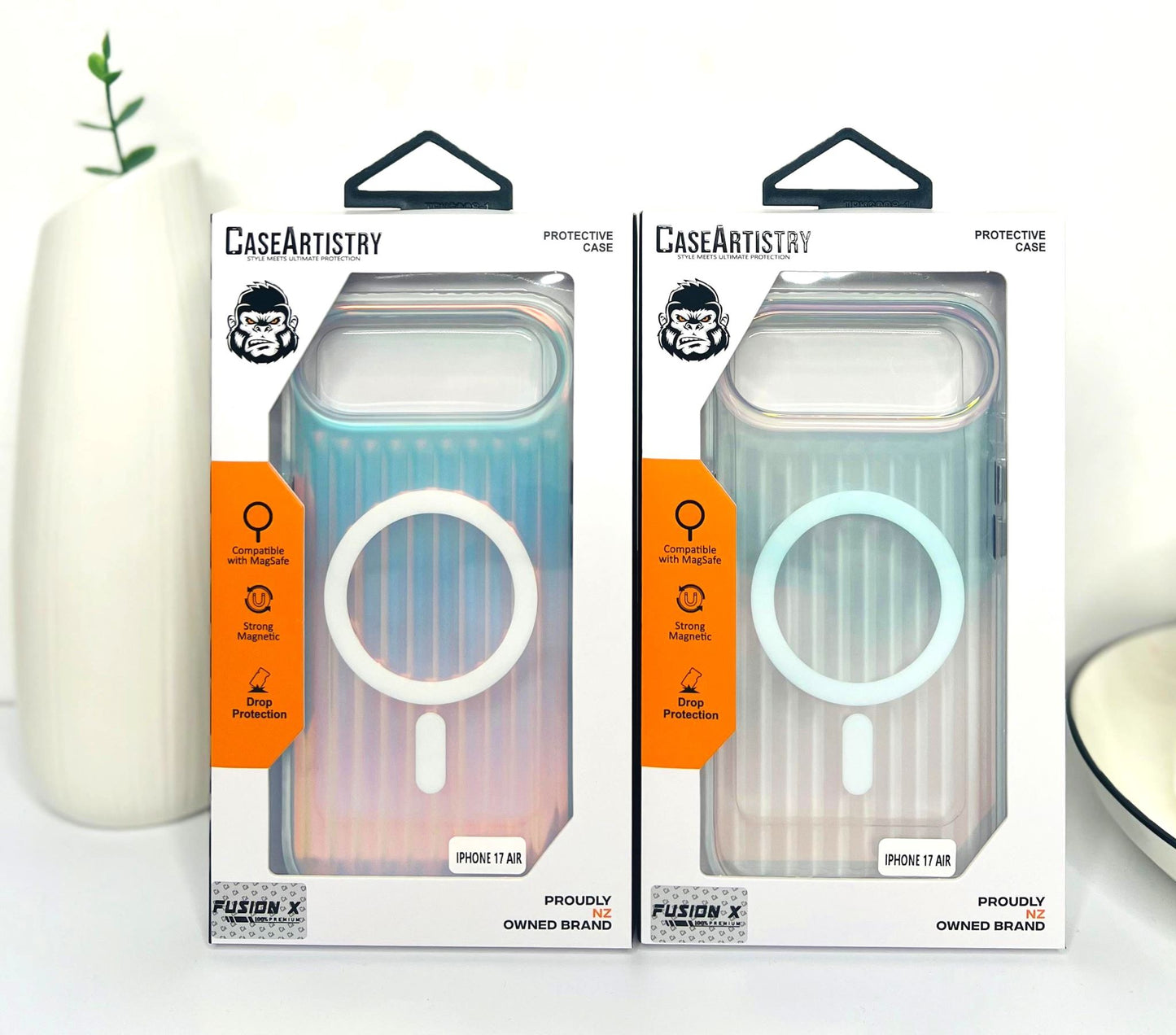 Case Artistry Corrugated Pattern Mag Armor Fusion X iPhone 17 Pro