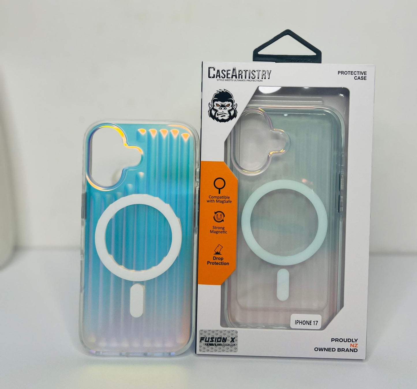 Case Artistry Corrugated Pattern Mag Armor Fusion X iPhone 17 Pro Max
