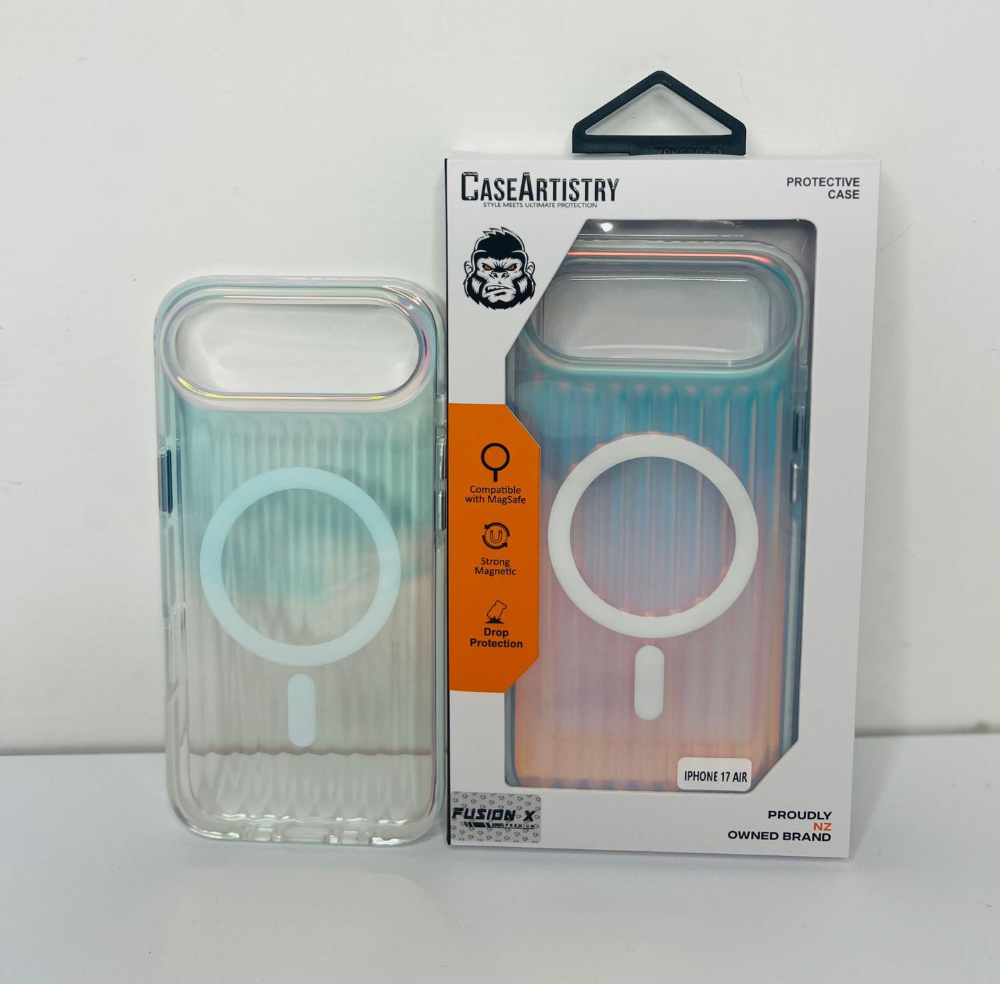 Case Artistry Corrugated Pattern Mag Armor Fusion X iPhone 17 Pro
