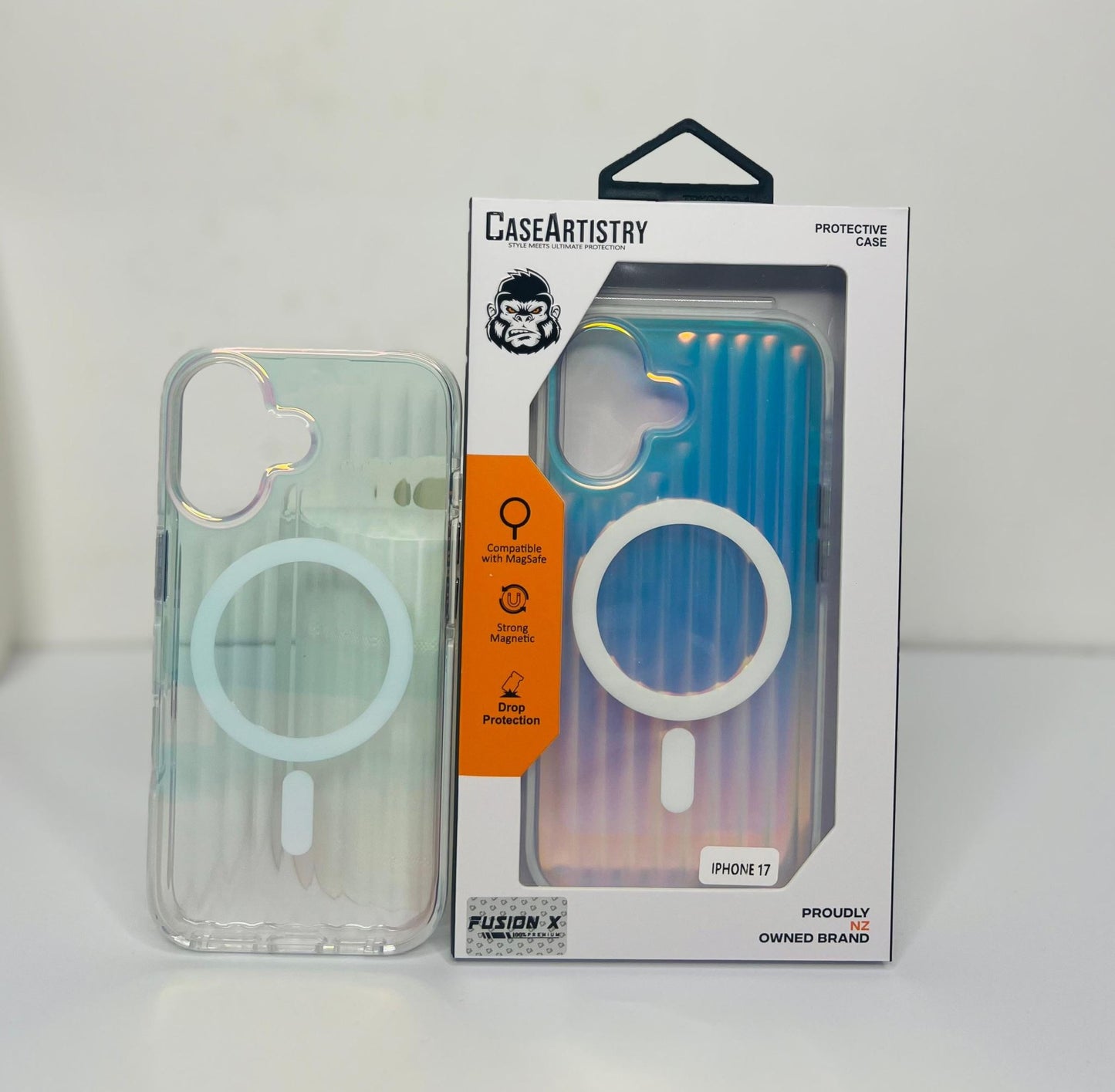 Case Artistry Corrugated Pattern Mag Armor Fusion X iPhone 17 Pro