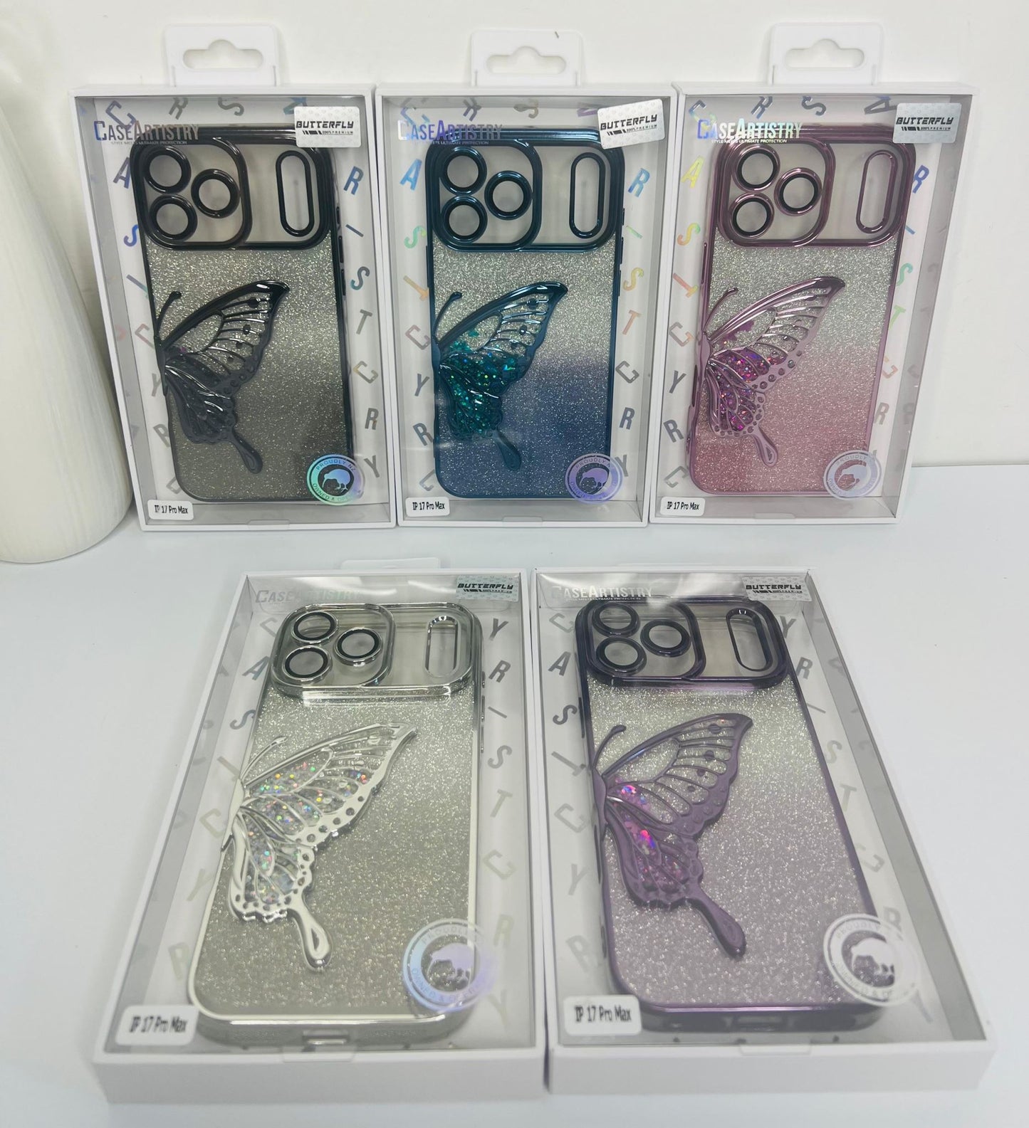 Case Artistry Sparkle Collection Butterfly Case For iPhone 17 Pro