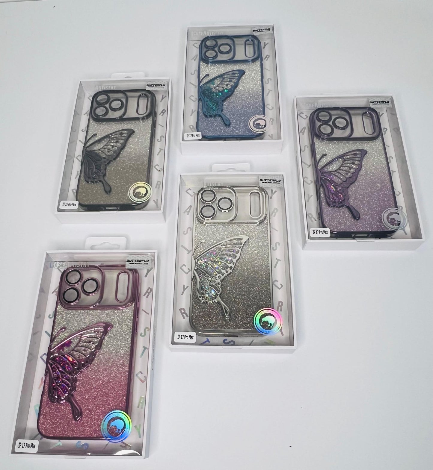 Case Artistry Sparkle Collection Butterfly Case For iPhone 17 Pro Max