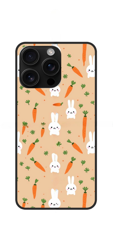Bunny & Carrot Printed Snap Case For Oppo Reno 12 (5G) - POD