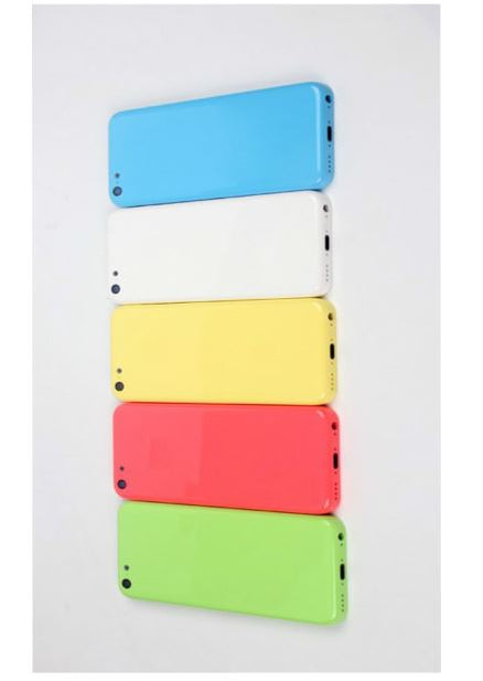 No Logo Rear battery housing for iPhone 5c Yellow