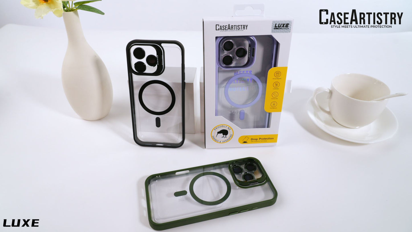 Case Artistry Mag Shield Luxe With Lens Protector For iPhone 16