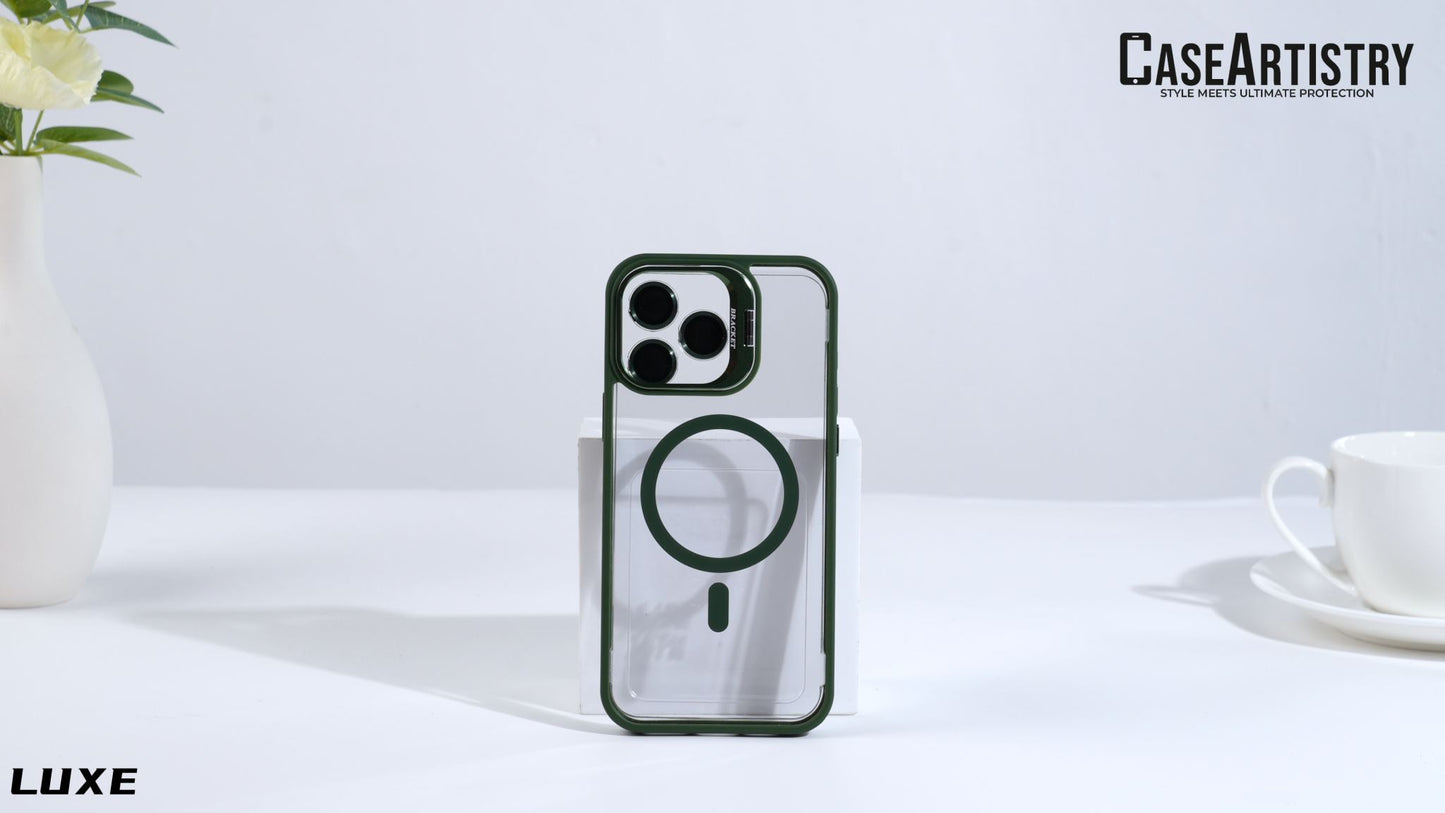 Case Artistry Mag Shield Luxe With Lens Protector For iPhone 15 Pro