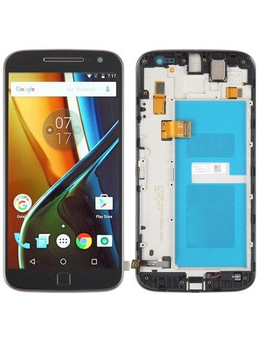 Replacement Lcd Screen Frame For Motorola Moto g4 Plus Black
