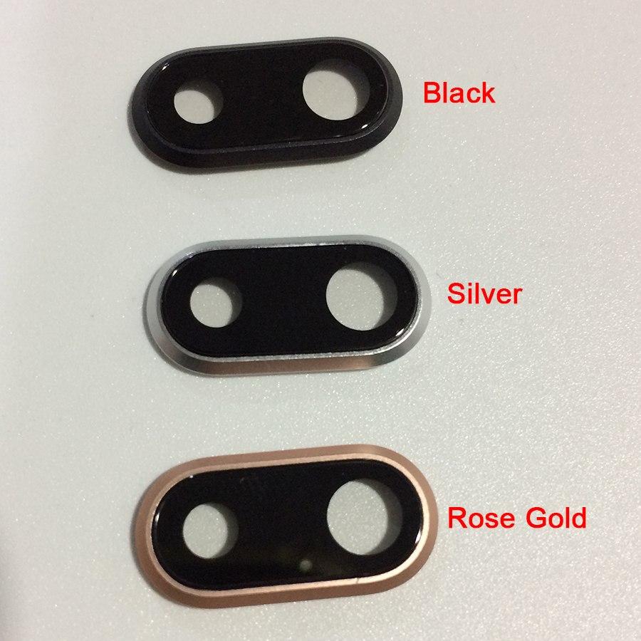 Replacement Back Camera Lens Cover Glass With Frame For iPhone 8 Plus 5.5"