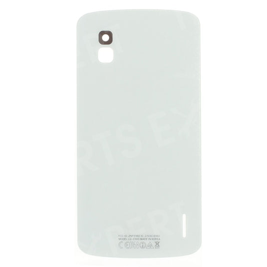 Replacement Back Glass for Google Nexus 4 E960 White