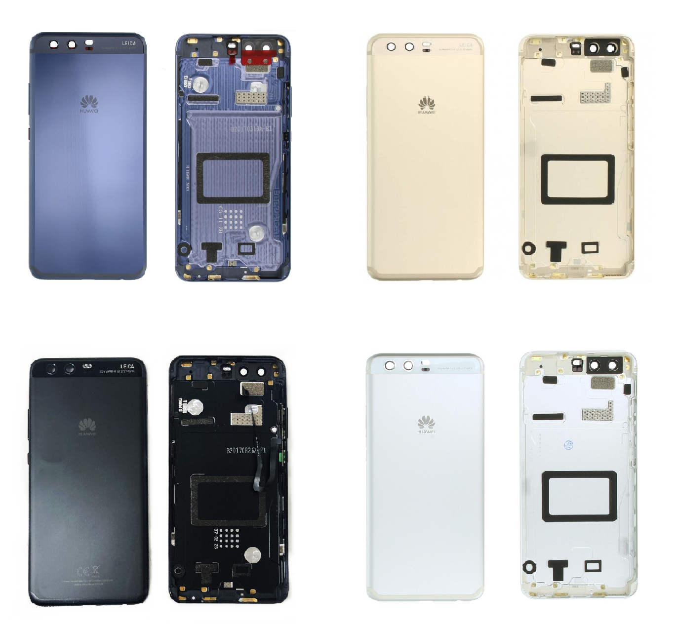 Replacement Back Housing For Huawei P10 Silver / White
