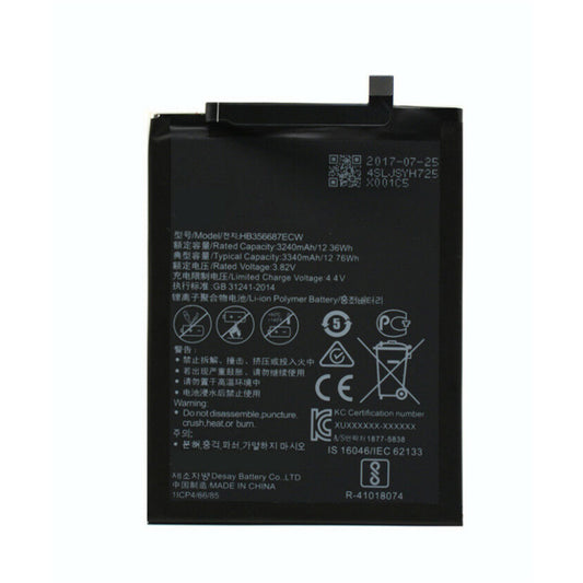 Replacement Battery For Huawei Nova 3i HB356687ECW