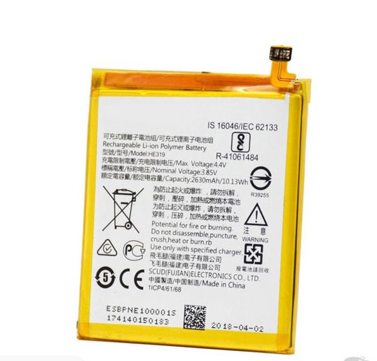 Replacement Battery HE319 For Nokia 3 2630mah