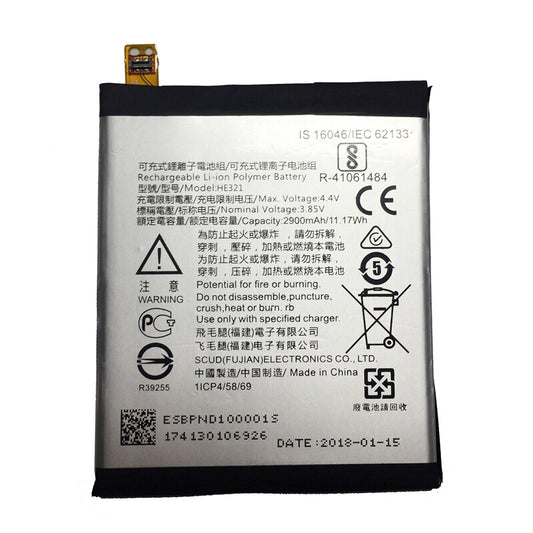 Replacement Battery HE321 For Nokia 5 2900mah