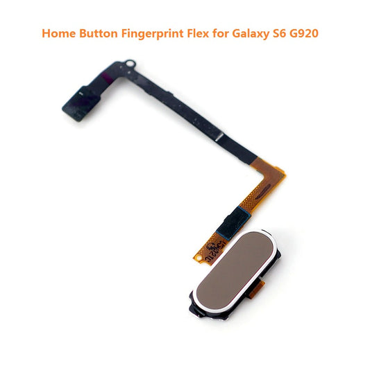 Replacement Home Button Flex For Samsung Galaxy S6 Gold