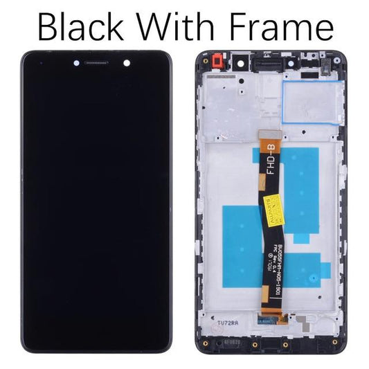 Replacement Lcd Digitizer Screen With Frame Huawei GR5 2017 Black
