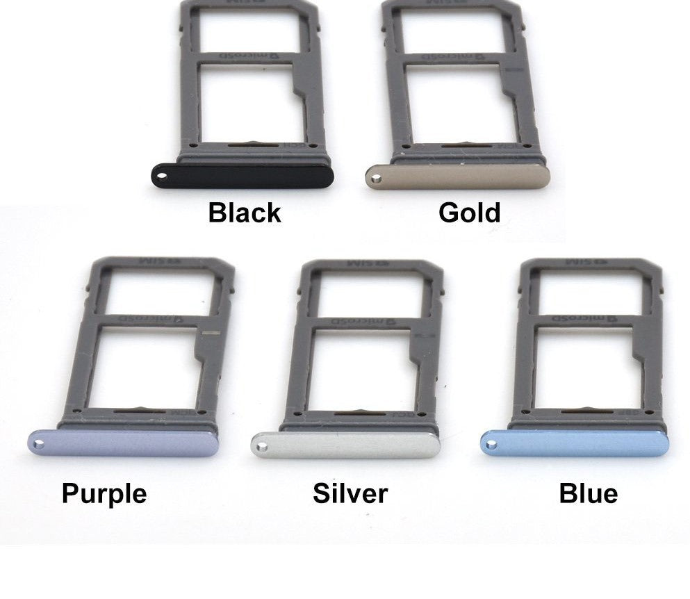 Replacement Sim Card Holder Slot Tray For S8 / S8 Plus Silver