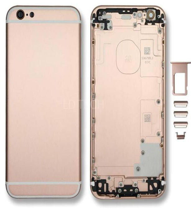 No Logo Battery Back Housing For iPhone 7 4.7" Rose Gold