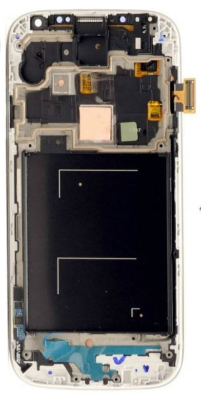 Lcd Screen With Frame For Galaxy S4 i9500 Blue