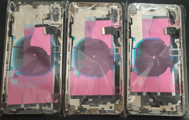 No Logo Back Housing For iPhone XS Max Rose Gold With Small Parts Nfc