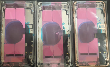 No Logo Back Housing For iPhone 8 Plus 5.5" Black With Small Parts