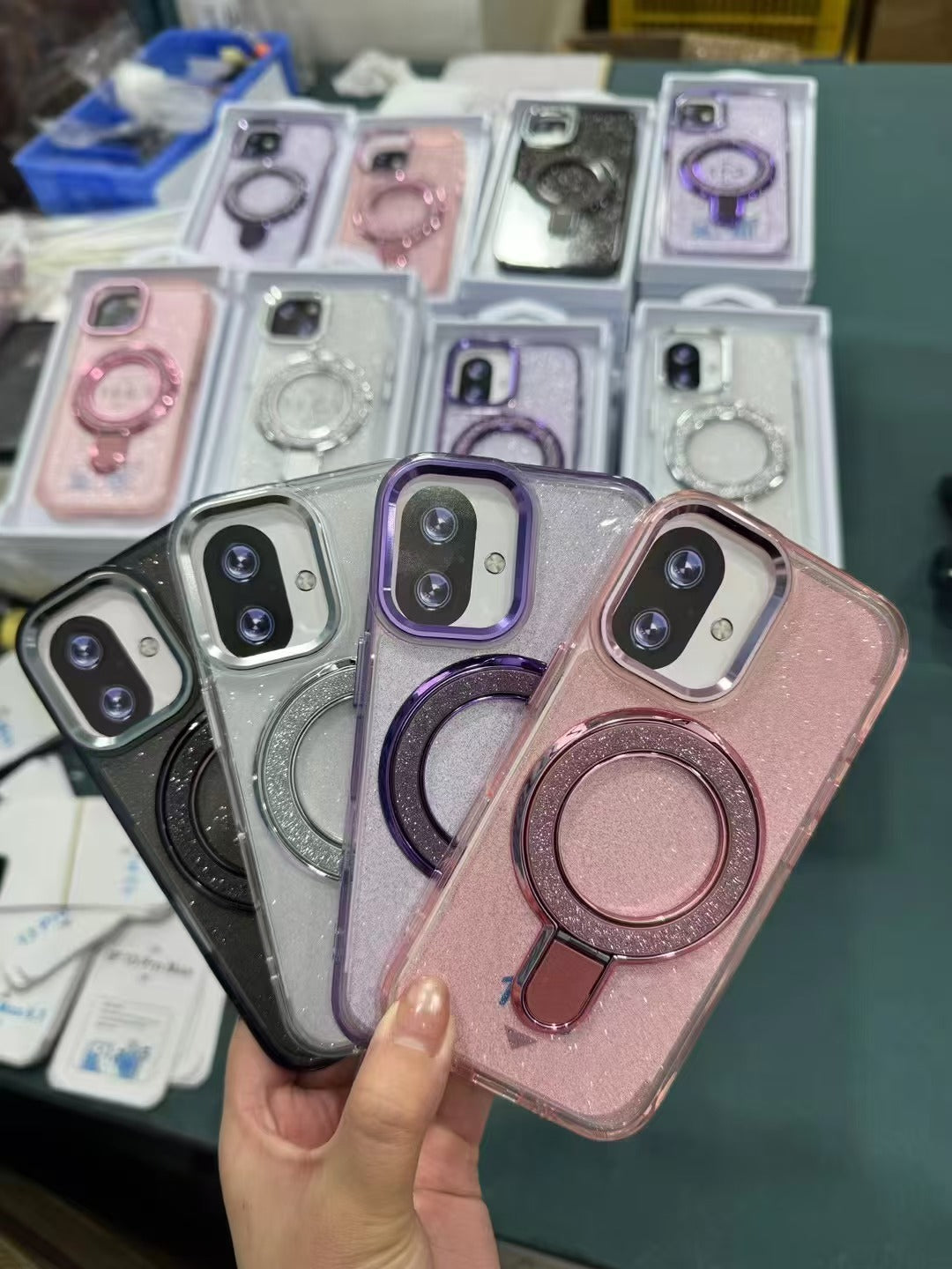 Glitter Ring Case For Samsung Galaxy A26 5G