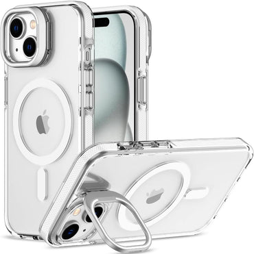 Case Artistry Magsafe Cam Ring Rhino Case For iPhone 16E Clear