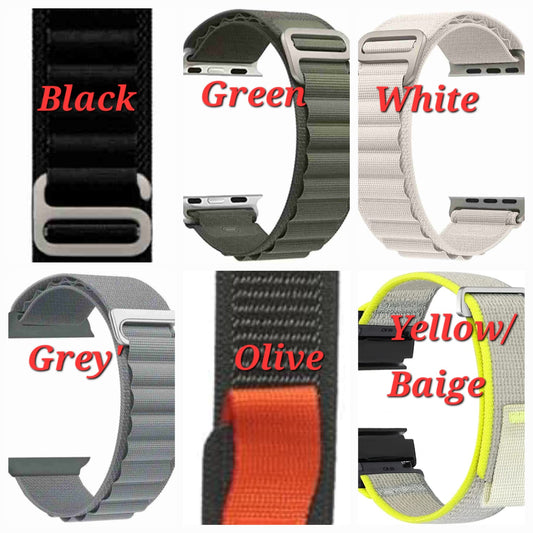 Alpine Loop Nylon iWatch Band / Strap 42 / 44 / 45 / 46 (S10) / 49mm