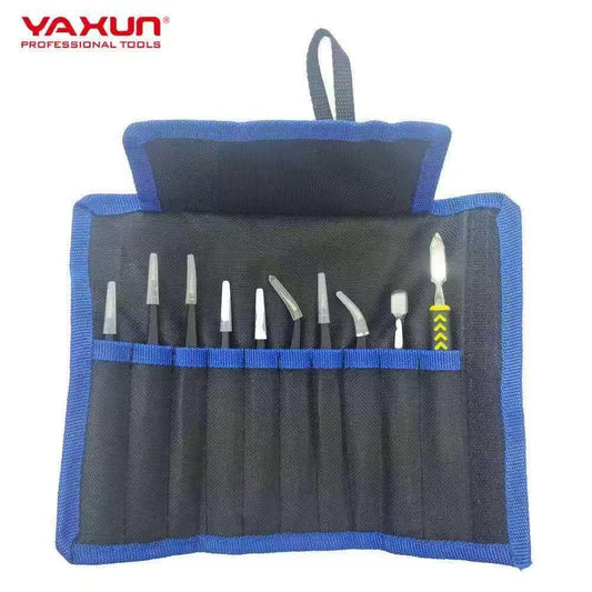 YAKUN YX2304 10 IN 1 TWEEZERS SET