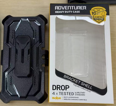 Adventure Magsafe Triple Layer Belt Clip Rugged Case For iPhone 16 Pro