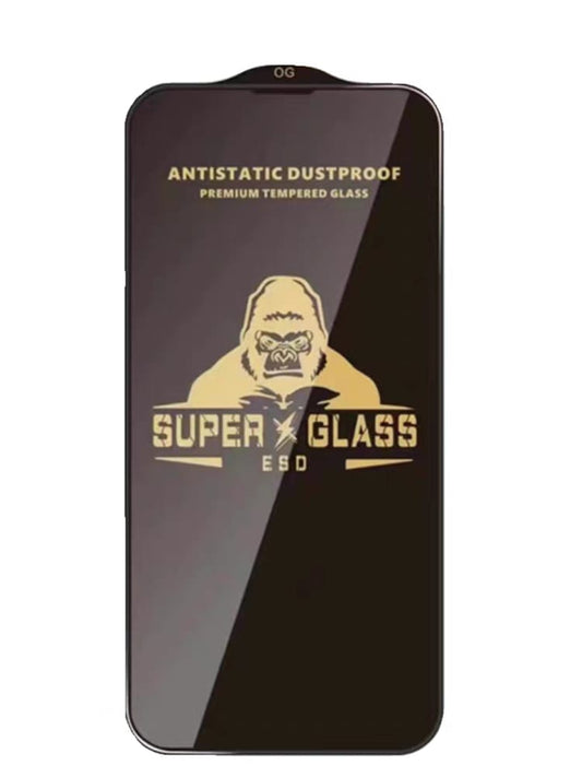 ESD Full Cover 9H Premium Tempered Glass For iPhone 17 Pro Black