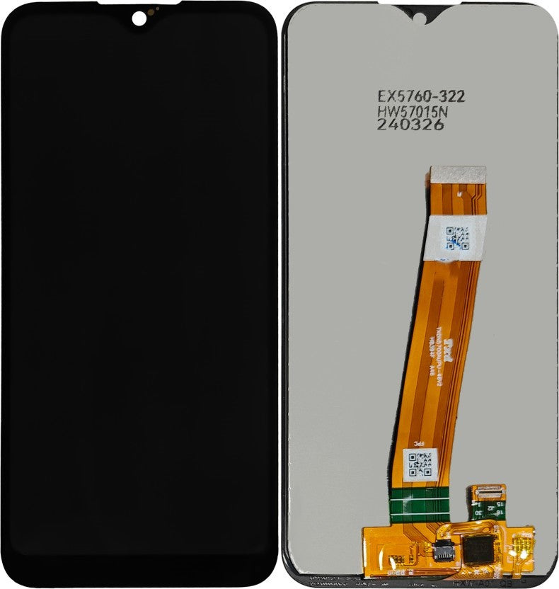 Replacement Lcd Screen Assembly for Samsung Galaxy A01 Black - Narrow Flex