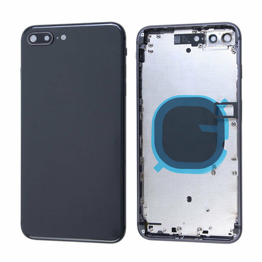 No Logo Battery Back Housing For iPhone 8 Plus 5.5" Black