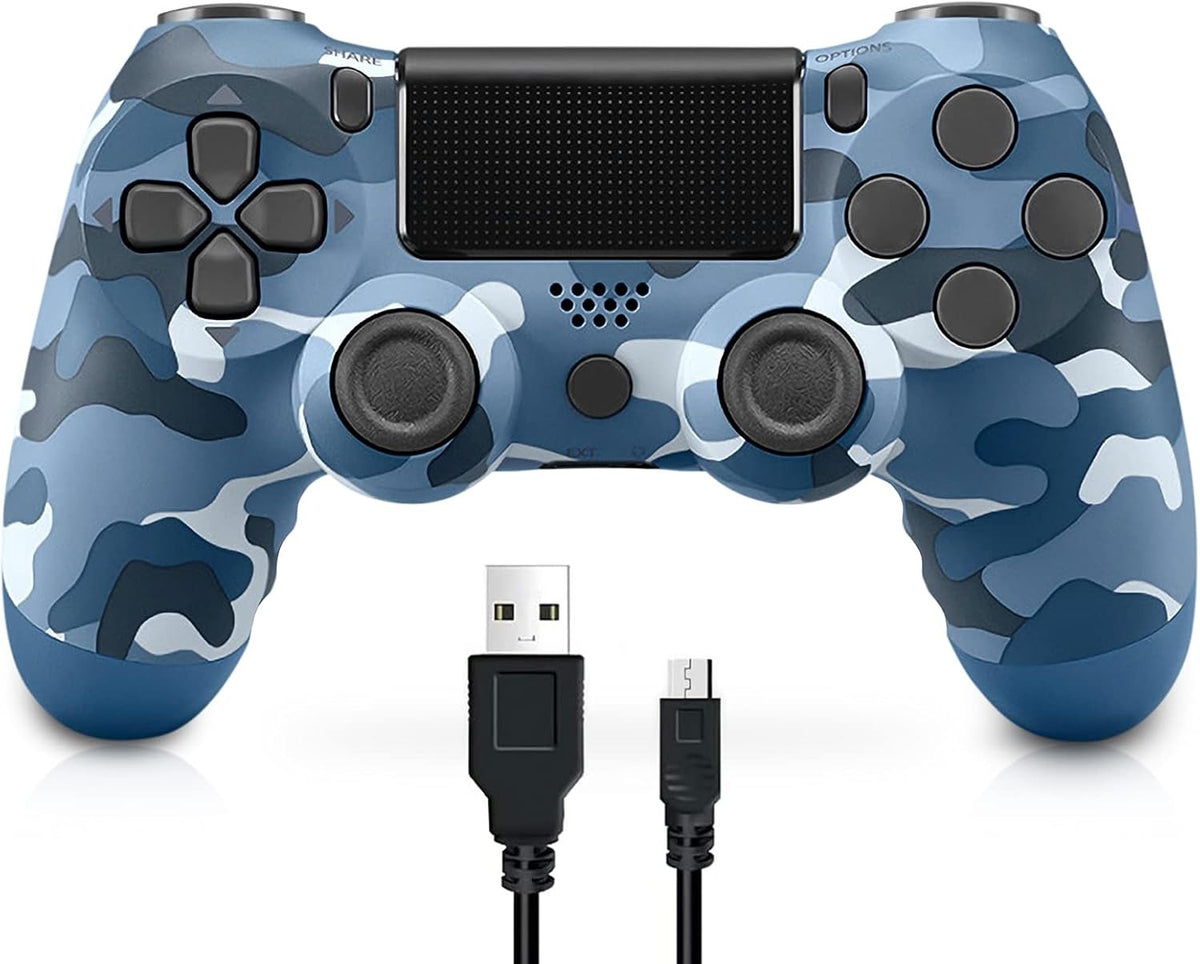 Compatible Wireless Controller For PS4 Army Blue