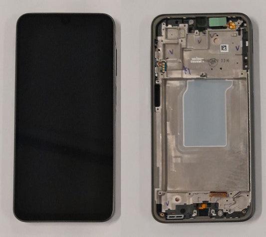 Replacement Lcd Screen With Frame for Samsung Galaxy A26 5G Black OEM