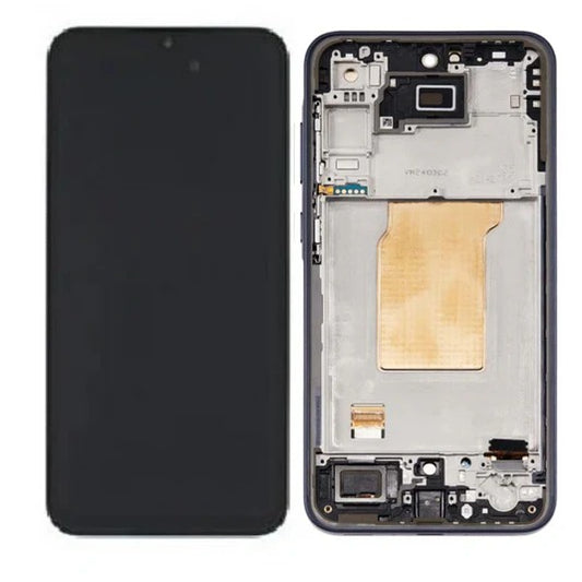 Replacement Lcd Screen With Frame for Samsung Galaxy A35 5G Black Oled