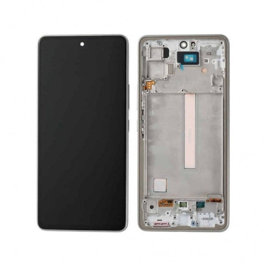 Replacement Lcd Screen With Frame for Samsung Galaxy A56 5G Black OEM