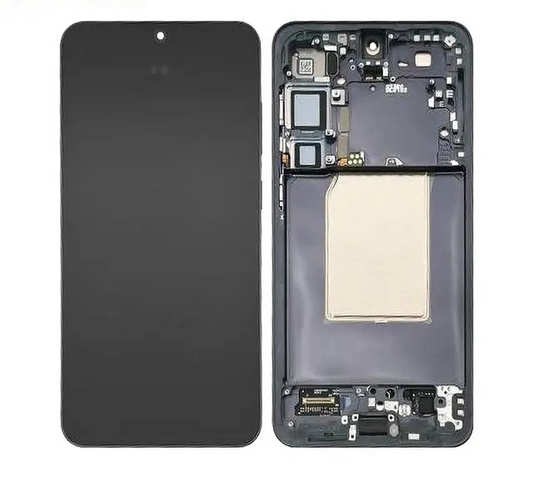Replacement Lcd Screen with Frame Samsung Galaxy S25 Plus Black OEM