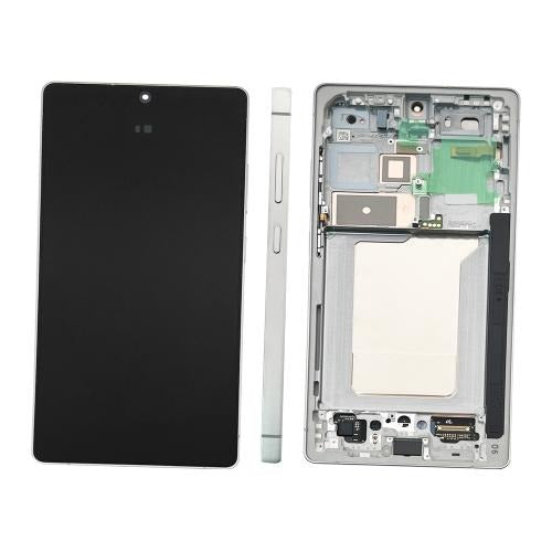 Replacement Lcd Screen with Frame Samsung Galaxy S25 Silver OEM